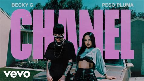 letras de peso pluma chanel|becky g and peso pluma.